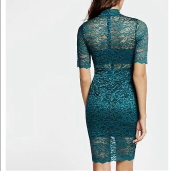 Green Express MIDI dress - Picture 2 of 8